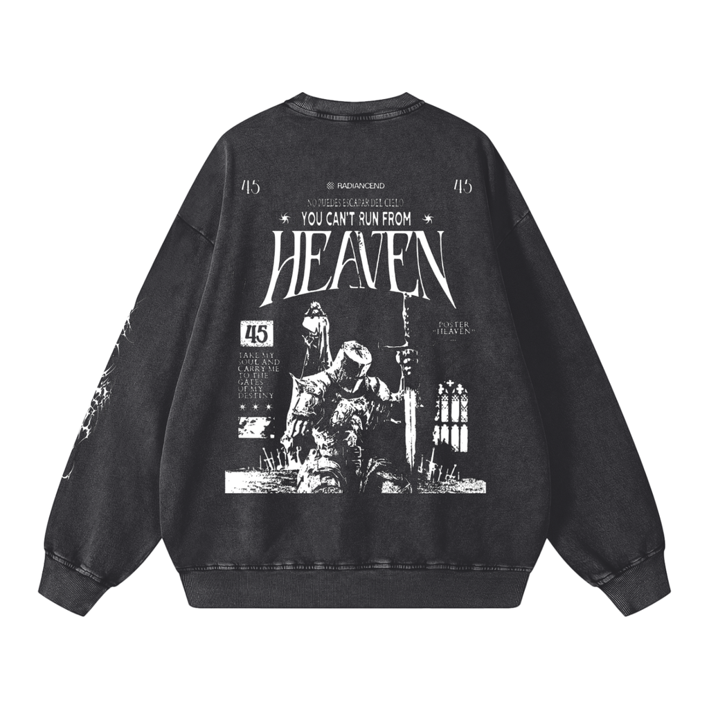 Snow Washed Oversized Sweatshirt