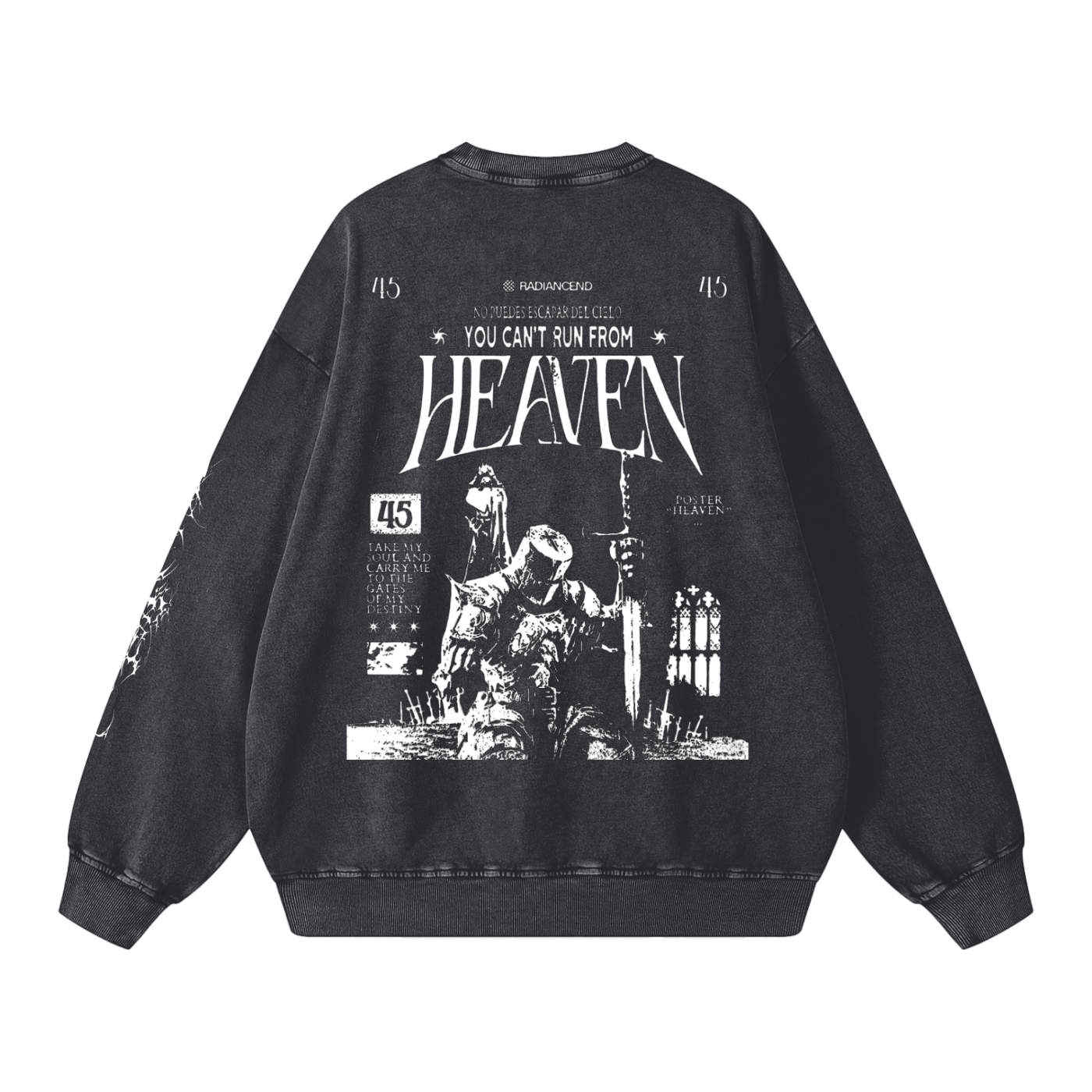 Snow Washed Oversized Sweatshirt